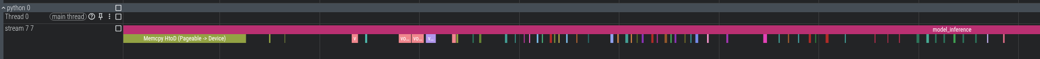 Multiproc backend - single stream
